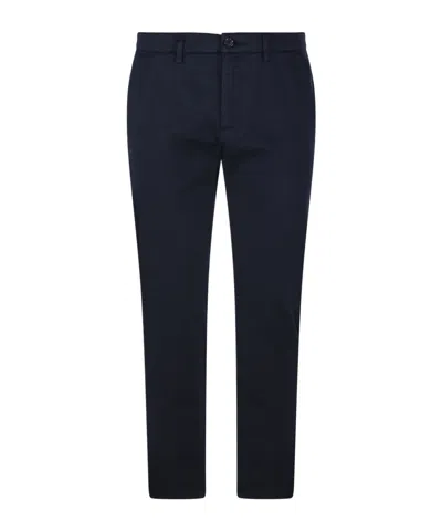 Department Five Belt-loop Casual Pants In Black