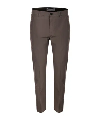 Department Five Belt Loop Casual Pants In Brown