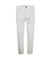 Department Five Belt Loops Slacks In White