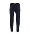Department Five Department 5 Navy Cotton Chino Trousers In Black