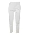 Department Five Belt Ring Casual Pants In White