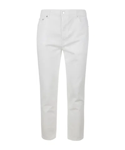 Department Five Belt Ring Casual Pants In White
