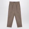 DEPARTMENT 5 BLACK COTTON TROUSERS