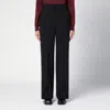 Department Five Black Wool-blend Trousers In Black