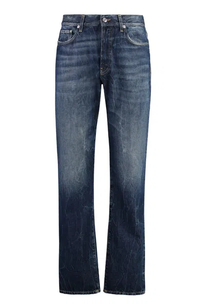 DEPARTMENT FIVE DEPARTMENT 5 BOWL 5-POCKET STRAIGHT-LEG JEANS