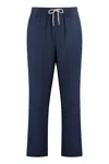 Department Five Department 5 Brewery Cotton Blend Trousers In Blue