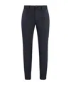 Department Five Casual Pants With Belt Loops In Black