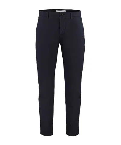 Department Five Casual Pants With Belt Loops In Black
