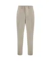 Department Five Department 5 E-motion Wool Blend Trousers In Gray