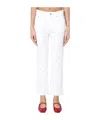 Department Five Misa White Cotton Wide Trousers In White
