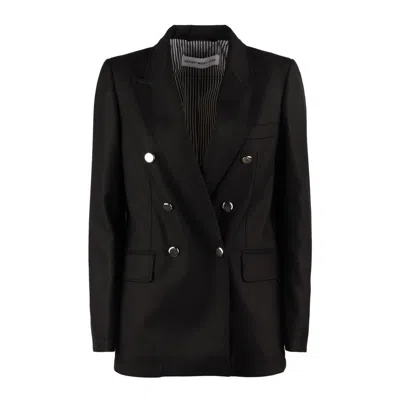 Department 5 Chelsea Double-breasted Blazer In Black