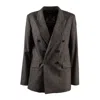 Department Five Department 5 Double-breasted Blazer In Gray
