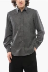 Department Five Cotton And Virgin Wool Button Down Stramp Shirt