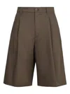 Department Five Cotton-blend Bermuda Shorts In Brown