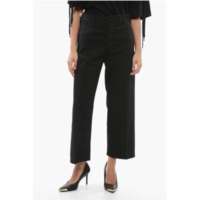 Department 5 Cotton Palazzo Pants With Hidden Women's Closure