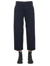 Department Five Department 5 Cotton Pants In Blue