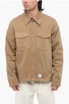 Department Five Cotton Twill Dragon Utility Overshirt With Snap Buttons