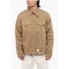 Department Five Cotton Twill Dragon Utility Overshirt With Snap Buttons