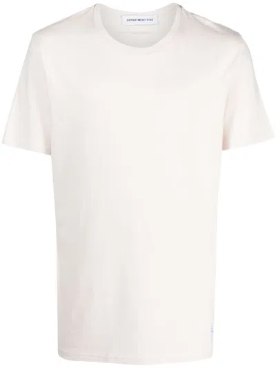 Department Five Crew-neck Cotton T-shirt In Neutrals