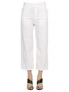 Department Five Cotton Trousers In White