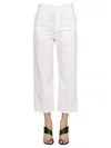 Department Five Cotton Trousers In White