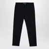Department Five Department 5 Regular Blue Navy Cotton Trousers In Blue