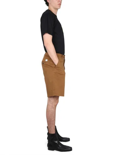 Department Five Four-pocket Chino Shorts In Brown