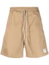 Department Five Department 5 Drawstring Bermuda Shorts In Neutrals
