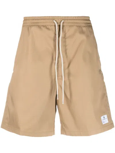 DEPARTMENT FIVE DRAWSTRING BERMUDA SHORTS
