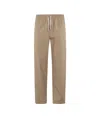 Department Five Drawstring Waist Trousers In Neutral