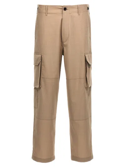 Department Five Beige Multi Pockets Trousers