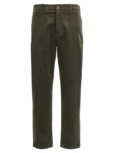 DEPARTMENT FIVE GREEN CLASSIC STRAIGHT PANTS