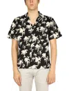 Department Five Department 5 Hawaiian Logo Print Shirt In Multicolour