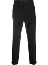 Department Five High-waist Tailored Trousers In Black