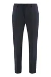 Department Five Department 5 Wool Blend Trousers In Blue