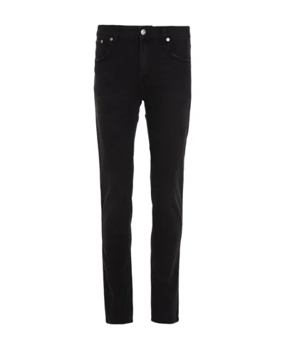 Department Five Logo Jeans In Black