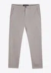 Department Five Belt-loop Casual Pants In Beige