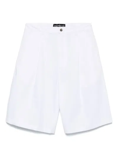 Department Five Logo-patch Shorts In White