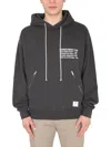 Department Five Department 5 Logo Print Sweatshirt In Charcoal