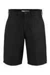 Department Five Department 5 Lond Cotton Blend Bermuda Shorts In Black