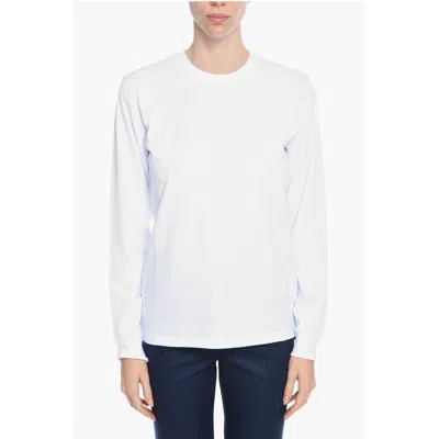 Department 5 Long Sleeve Crew-neck T-shirt With Printed Logo