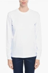 DEPARTMENT 5 LONG SLEEVE CREW-NECK T-SHIRT WITH PRINTED LOGO