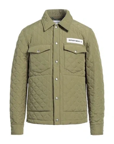 Department Five Department 5 Man Jacket Sage Green Size S Nylon