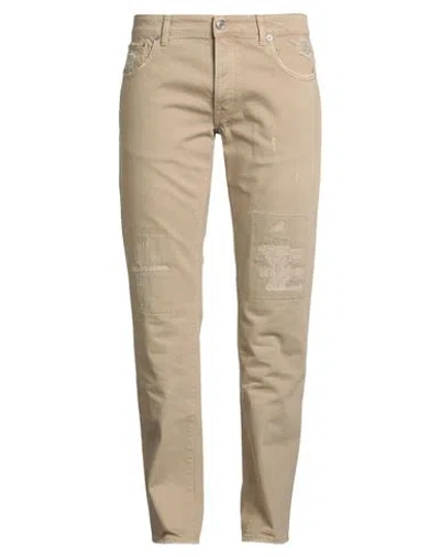 Department Five Department 5 Man Jeans Beige Size 38 Cotton In Sand
