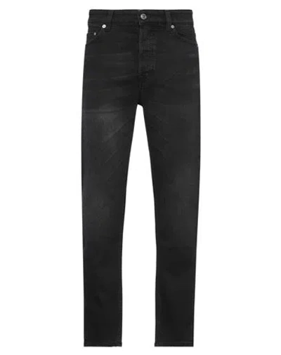 Department 5 Man Jeans Black Size 30 Cotton, Elastane