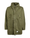 Department Five Department 5 Man Overcoat & Trench Coat Military Green Size S Cotton In Green