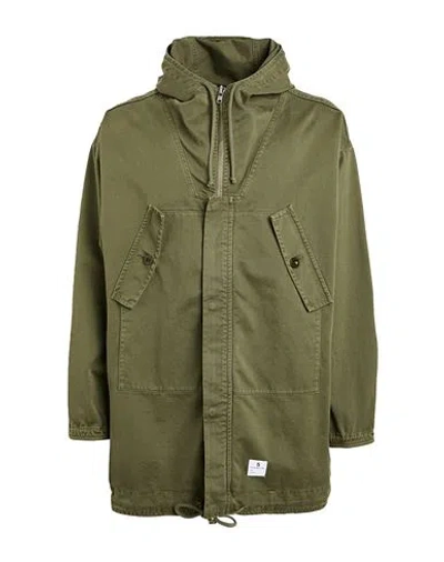 Department Five Department 5 Man Overcoat & Trench Coat Military Green Size S Cotton