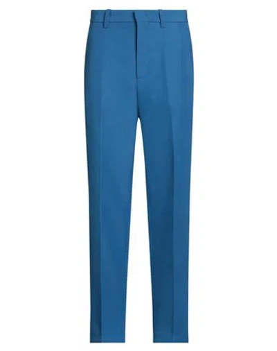 Department Five Department 5 Man Pants Azure Size 29 Polyester In Blue