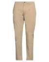 Department 5 Man Pants Beige Size 34 Cotton, Elastane