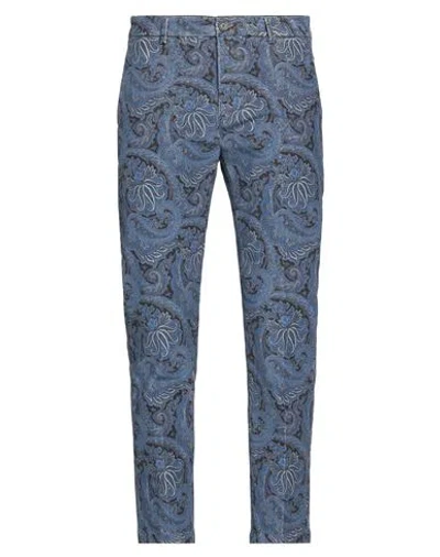 Department Five Department 5 Man Pants Blue Size 33 Cotton, Elastane